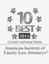 Top 10 Best Family Law Attorneys 2015.